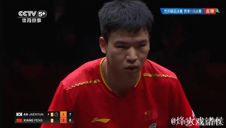 WTT总决赛 向鹏4-2战胜安宰贤晋级男单八强